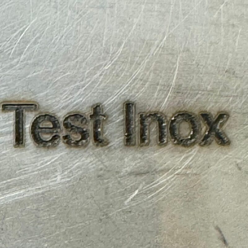 Marquage Inox