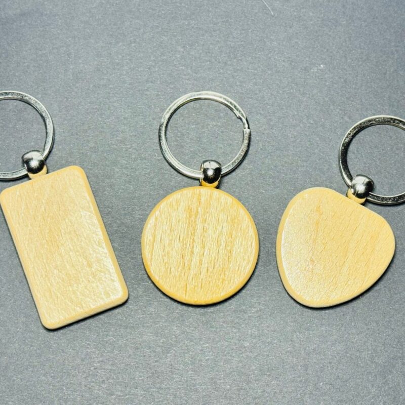 Portes clés en bois personnalisés