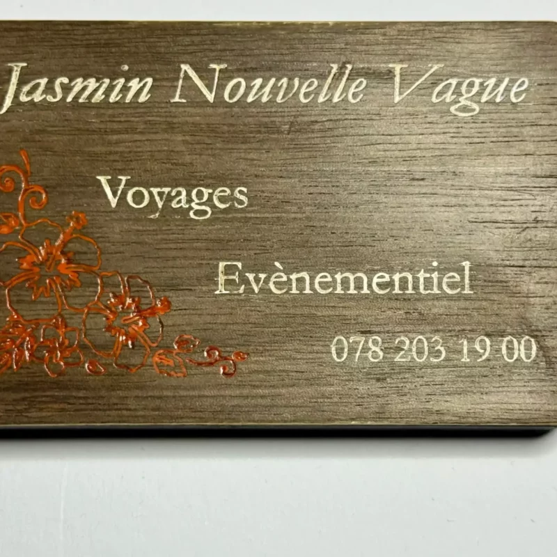 Étuis cartes de visite – Porte cartes de visite en bois